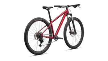 Specialized Rockhopper Sport MTB Hardtail, Shimano CUES 1x9, Gloss Maroon/Deep Orange - Produktbild - 3