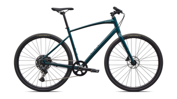 Specialized Sirrus X 3.0 Fitnessbike, Shimano CUES 1x11, Gloss Emerald Metallic/Fjord Metallic Frost Reflective, Rahmenhöhe XXS - Produktbild - 1