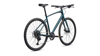 Specialized Sirrus X 3.0 Fitnessbike, Shimano CUES 1x11, Gloss Emerald Metallic/Fjord Metallic Frost Reflective, Rahmenhöhe XXS - Produktbild - 3