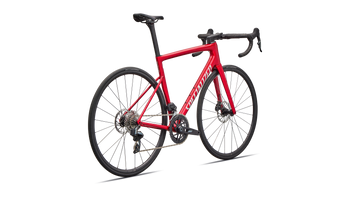 Specialized Tarmac SL8 Comp Carbon-Rennrad mit SRAM Rival AXS, Red Tint über Silver Dust - Produktbild - 3