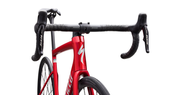 Specialized Tarmac SL8 Comp Shimano 105 Di2 Rennrad Red Tint / Silver Dust - Produktbild - 4
