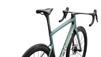 Specialized S-Works Tarmac SL8 SRAM RED AXS Premium Fjord / White Metallic - Produktbild - 3