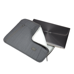Case Logic Huxton 14" Laptop Sleeve Grau - Produktbild - 4