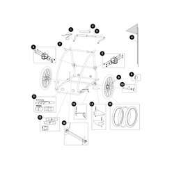 Thule Coaster XT Blau – Fahrradanhänger - Produktbild - 16