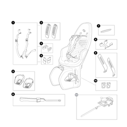 Thule Yepp 2 maxi Cream – Fahrradkindersitz - Produktbild - 19