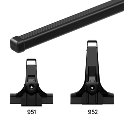Thule SquareBar Evo Schwarz – Dachträger [für {{Make}} {{Model}} {{Year}};] - Produktbild - 8