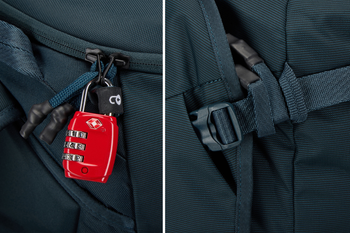 Thule Landmark 40L Blau – Reiserucksack - Produktbild - 11
