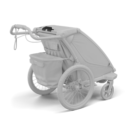 Thule Aion changing bag bike trailer clip Schwarz – Fahrradanhängerzubehör - Produktbild - 2