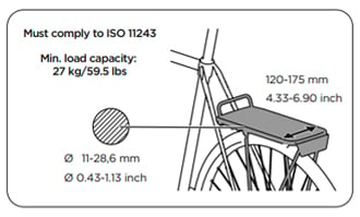Thule RideAlong 2 rack mount Grau – Fahrradkindersitz - Produktbild - 15