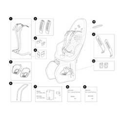 Thule Yepp 2 maxi Schwarz – Fahrradkindersitz - Produktbild - 17