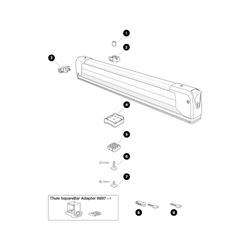Thule SnowPack extender Aluminium – Ski- und Snowboard-Träger - Produktbild - 15