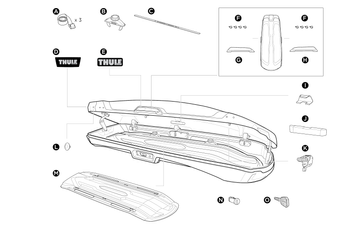 Thule Vector M Schwarz – Dachbox - Produktbild - 18
