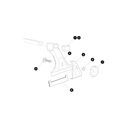 Thule Raingutter Foot Low Schwarz – Dachträgerkomponente - Produktbild - 4