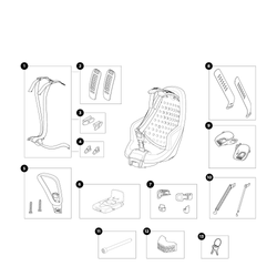 Thule Yepp 2 mini Blau – Fahrradkindersitz - Produktbild - 18