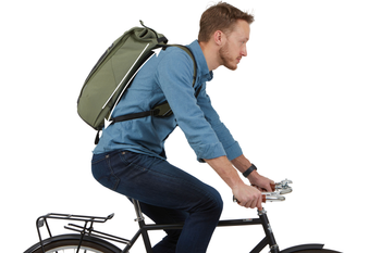 Thule Paramount commuter backpack 18L Grün – Fahrradrucksack - Produktbild - 10