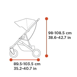 Thule Spring 2 Blau – Kinderwagen - Produktbild - 24