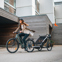 Thule Chariot Cross 2 double Blau – Multisport Fahrradanhänger - Produktbild - 9