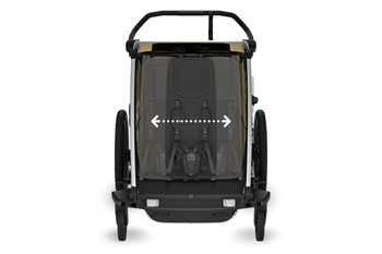 Thule Chariot Cross 2 double Blau – Multisport Fahrradanhänger - Produktbild - 16