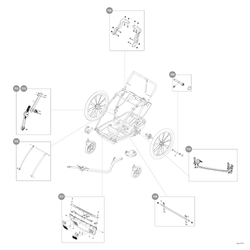 Thule Chariot Cab Blau – Multisport Fahrradanhänger - Produktbild - 22