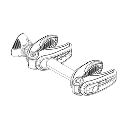 Thule Haltearm 4tes Rad silber - Produktbild - 1