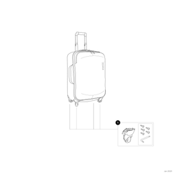 Thule Subterra carry-on spinner Blau – Handgepäck - Produktbild - 16