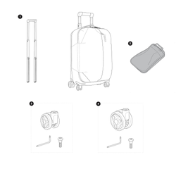 Thule Aion carry on spinner Schwarz – Handgepäck - Produktbild - 16