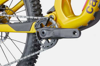 Cannondale Bad Habit 2 Trail-Fully mit Carbonrahmen und Mullet-Laufrädern, Phoenix Yellow - Produktbild - 5