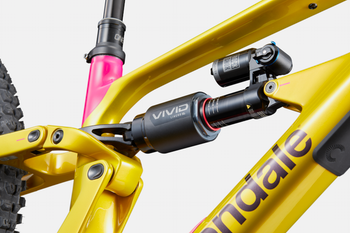 Cannondale Bad Habit 2 Trail-Fully mit Carbonrahmen und Mullet-Laufrädern, Phoenix Yellow - Produktbild - 6