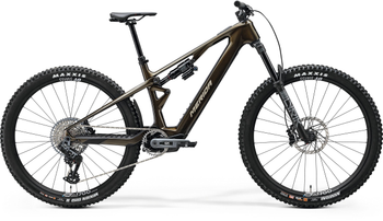 Merida eONE-SIXTY SL 8000 Light-E-MTB mit Carbonrahmen und Bosch SX, Guarded Gold / 500KM - Produktbild - 1 Merida eONE-SIXTY SL 8000 Light-E-MTB mit Carbonrahmen und Bosch SX, Guarded Gold / 500KM - Produktbild - 1