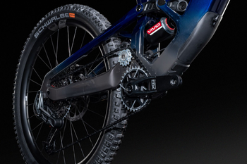 Lapierre Spicy CF Team Enduro-Mountainbike Carbon 180 mm, Translucent Hex Blue - Produktbild - 5
