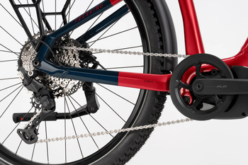 Haibike Trekking 7 High i800Wh 11-G Cues dynamite red/blue glänzend - Produktbild - 4