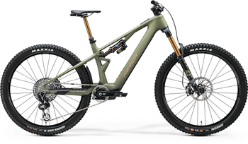 Merida eONE-SIXTY SL 10K Light-E-MTB Carbon mit Fox Factory und SRAM XX, Silk Anaconda Green - Produktbild - 1 Merida eONE-SIXTY SL 10K Light-E-MTB Carbon mit Fox Factory und SRAM XX, Silk Anaconda Green - Produktbild - 1