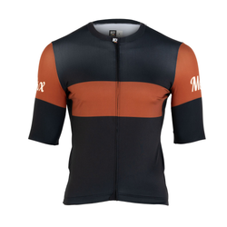 Eddy Merckx Gravel-Trikot Herren Schwarz-Molteni-Braun - Produktbild - 1 Eddy Merckx Gravel-Trikot Herren Schwarz-Molteni-Braun - Produktbild - 1