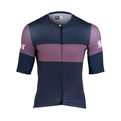 Eddy Merckx Gravel-Trikot Herren Dunkelblau-Merlot - Produktbild - 1