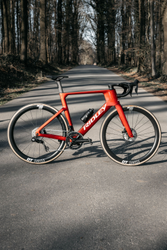 Ridley E-Noah 105 Di2 Candy Red Metallic/White - Produktbild - 2