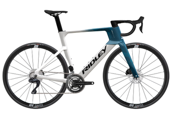 Ridley E-Noah 105 Di2 White/Black/Petrol Blue Metallic - Produktbild - 1 Ridley E-Noah 105 Di2 White/Black/Petrol Blue Metallic - Produktbild - 1