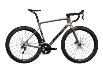 Ridley Falcn 105 Di2 Autumn Grey/Black/Purple mit Carbon-Laufrädern - Produktbild - 1
