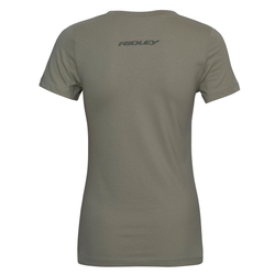 Ridley T-Shirt Damen Salbeigrün mit Logo - Produktbild - 2