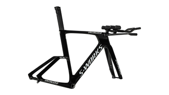 Specialized S-Works Shiv TT Disc Zeitfahr-Rahmenmodul, FACT 11r Carbon, UCI-konform, Gloss Ruby Metallic/White Silver Metallic - Produktbild - 6