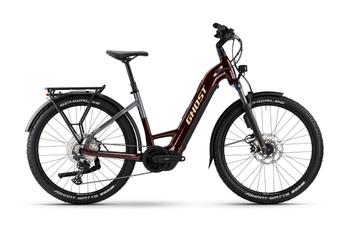 Ghost E-Teru Pro EQ ABS Low E-Bike mit Licht und Gepäckträger, Bosch Performance Line PX ABS 800 Wh, Cocoa Bean/Graphite Noir - Produktbild - 1