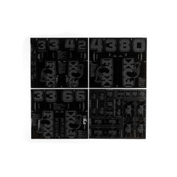 FOX Custom Decal Kit Aufklebersatz, Gabel und Dämpfer, ab 2027, stealth black - Produktbild - 1 FOX Custom Decal Kit Aufklebersatz, Gabel und Dämpfer, ab 2027, stealth black - Produktbild - 1