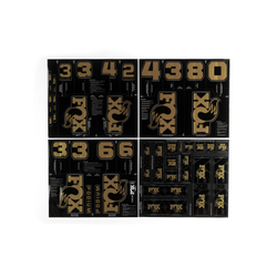 FOX Custom Decal Kit Aufklebersatz, Gabel und Dämpfer, ab 2027, Fox gold - Produktbild - 1 FOX Custom Decal Kit Aufklebersatz, Gabel und Dämpfer, ab 2027, Fox gold - Produktbild - 1