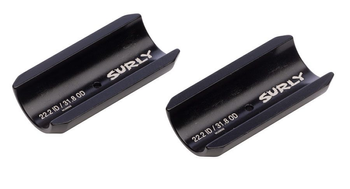 Surly Handlebar Clamp Shim Lenkerhülsen, 25.2-31.8, 60 mm, black - Produktbild - 1 Surly Handlebar Clamp Shim Lenkerhülsen, 25.2-31.8, 60 mm, black - Produktbild - 1