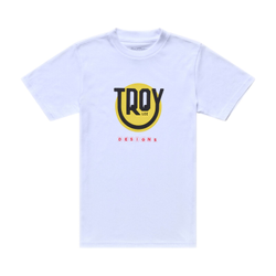 Troy Lee Designs T-Shirt, Happy Dayz, white, youth - Produktbild - 1