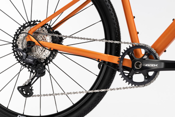 Ghost Asket Advanced EQ Gravelbike Aluminium, Shimano GRX 12-fach, Rustic Ember/Saffron Sunset - Produktbild - 3