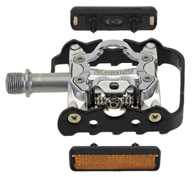 EXUSTAR Pedale MTB E-PM-86 silber DUO-Pedal - Produktbild - 1 EXUSTAR Pedale MTB E-PM-86 silber DUO-Pedal - Produktbild - 1