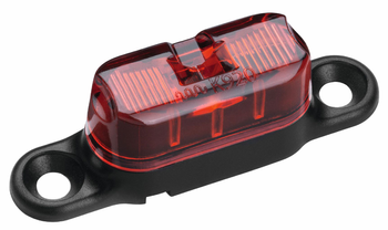 Busch und Mueller Dynamo Ruecklicht Toplight Line Small Plus rot schwarz 50 mm - Produktbild - 1