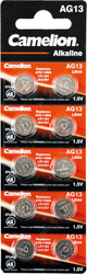 Knopfzellen LR 1.5V, Camelion
AG 13/LR 44
VE: VE 10 - Produktbild - 1