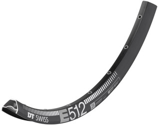 Felge E 512 29", DT SWISS, ERD: 600 mm, Größe: 28 Loch, Farbe: Schwarz, Gewicht: 560 g, VE: 1 St. - Produktbild - 1