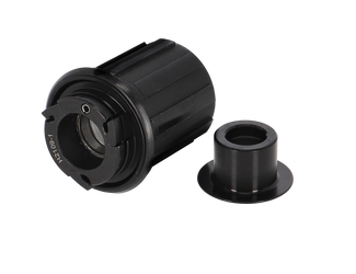 Freilauf/Rotor Umrüstkit Shimano für 3-Klinken, DT SWISS, Shimano MTB Kassettenaufnahme, Material: Aluminium / Stahl, Ausführung: Standard mit Standard-Lagern, mit Endkappe, passend u. a. für X/M/E 1900 Spline Laufräder, Größe: 12 x 142 mm, - Produktbild - 2